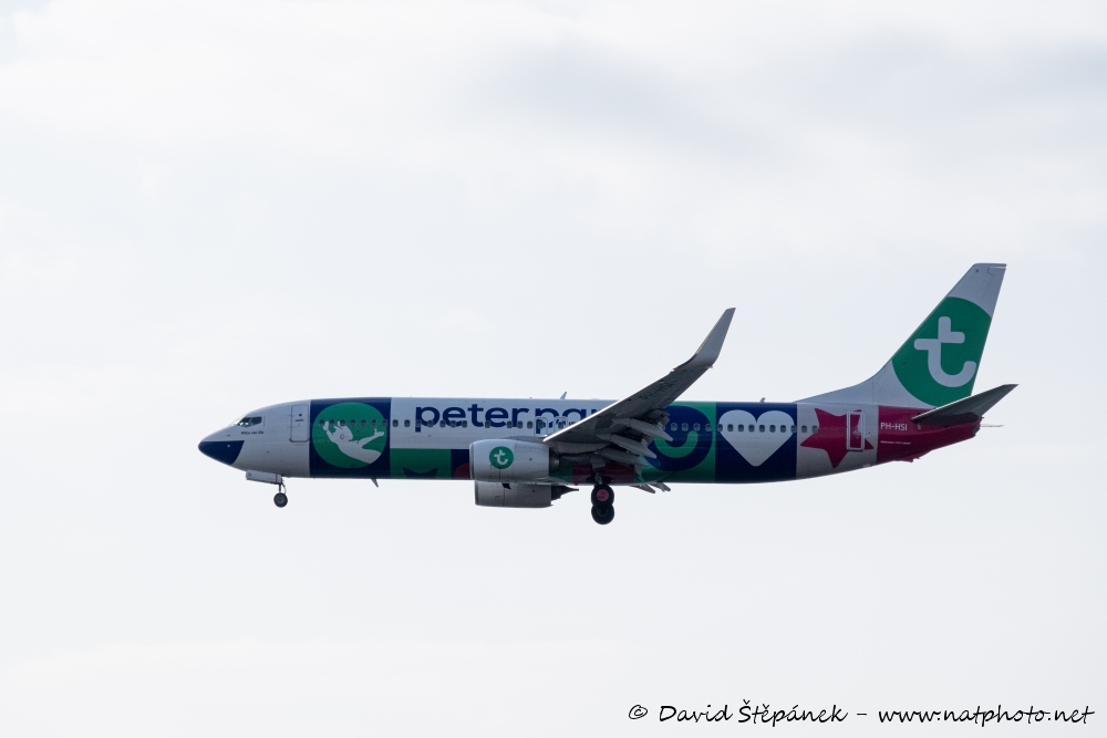 Boeing 737-8K2 (Transavia) (Peter Pan Vakantieclub Livery)